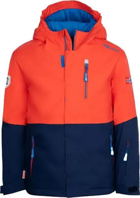 Productafbeelding van Trollkids Hallingdal Jas, Oranje, Maat 122 cm, Kinderjas, Oranje, Maat 122 cm