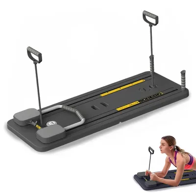 Zdjęcie produktu dla Wielofunkcyjna deska fitness – urządzenie do ćwiczeń mięśni brzucha i deska do pompek – deska do pilatesu – urządzenie do treningu mięśni tułowia do użytku domowego