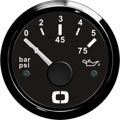 Immagine prodotto di Indicatore di pressione dell'olio 0/5 bar nero/nero , 1 pezzo