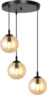 Obrázok produktu pre Luster Emibig 3xE14 40W COSMO 3 BLACK HONEY PREMIUM 713/3PREM