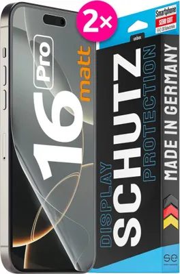 Immagine prodotto di smart engineered SE0-F0102-0525-24-M Pellicola protettiva 3D iPhone 16 Pro antiriflesso