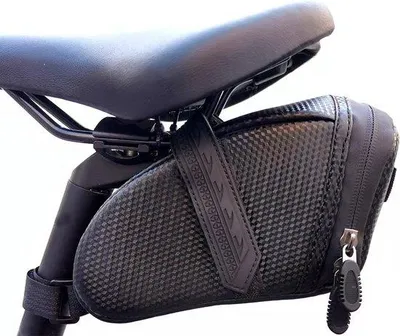 Produktbild von Wasserdichtes Fahrradsatteltaschi, Fahrradtasche unter dem Sattel, Fahrradsatteltaschi mit Spornform, Fahrradzubehör