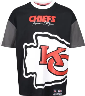 Produktbild von Recovered T-Shirt NFL Chiefs Kansas City Cut and Sew Oversized für alle Fans der Kansas City Chiefs Black M