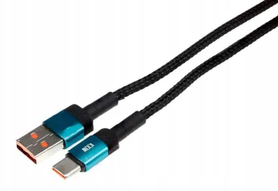 Produktbild von DBautomotive Ladekabel USB-C 100cm, 100W, Türkis