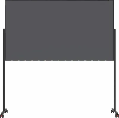 Produktbild von Magnetoplan Design-Moderationstafel VarioPin -  Hoch- oder Querformat - 100x180cm - Filz - Grau