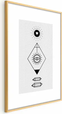 Produktbild von Posterpapier Poster - Symbols 40x60 cm Text n-C-0200-ao-a