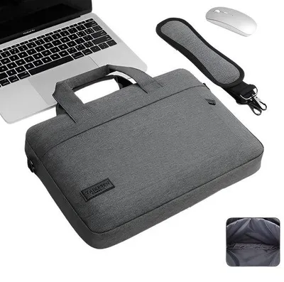 Productafbeelding van CarryQuest® - Laptophoes - 13 inch - Oxford-stof - grijs