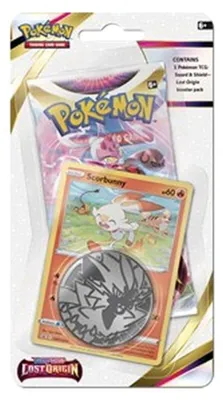 Produktbild von Pokemon Lost Origin: Scorbunny 1-Pack Blister