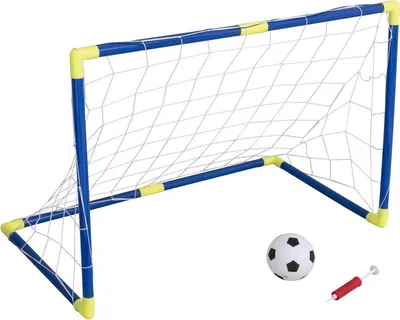 Immagine prodotto di Fun Sport 90CM Set di reti da calcio che include calcio e pompa per palloni