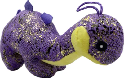 Produktbild von Kuscheltier Dinosaurier 30 cm lila – Weiches Plüschtier, Stofftier