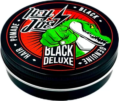 Zdjęcie produktu dla Hey Joe - Black Deluxe Pomade - Wodna pomada do włosów 100ml
