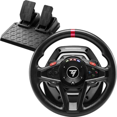 Produktbild von Thrustmaster T128 Schwarz USB Lenkrad + Pedale Analog PC, Xbox, Xbox One
