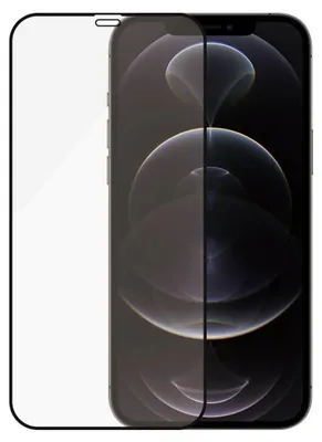 Produktbild von PanzerGlass SP iPhone 12/12 Pro CF E-to-E schwarz antibakt.