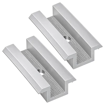 Produktbild von 2 Stück Mittelklemme Silber Befestigung Solarmodule 30-50mm