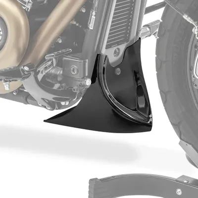 Image de Becquet avant pour Yamaha XVS 1100 / 650 Drag Star spoiler moteur CP9 noir