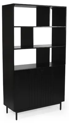 Produktbild von FLUETE Bücherregal mit 2 Türen / 6 Ablagen