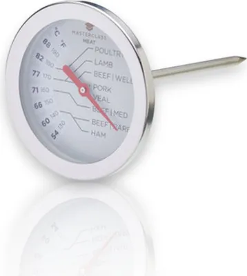 Produktbild von Großes Edelstahl-Fleischthermometer mit präziser, analoger Anzeige