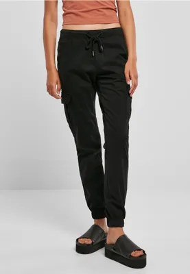 Produktbild von Urban Classics Cargohose für Damen Staake schwarz 4XL