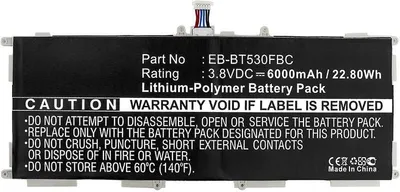 Zdjęcie produktu dla Coreparts Bateria Do Samsung Gal Tab4, Mbtab0039
