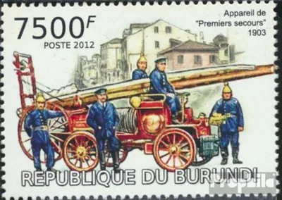 Produktbild von Briefmarken Burundi 2012 Mi 2425 (kompl.Ausg.) postfrisch Feuerwehrfahrzeuge