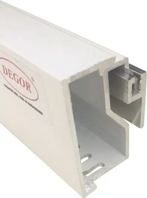 Produktbild von Aluminiumprofil für Türvorhänge silber 90 cm