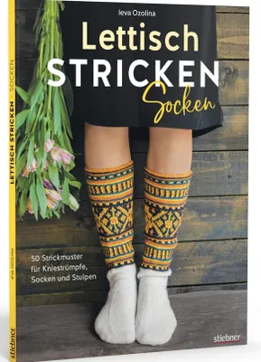 Obrázok produktu pre Lettisch stricken: Socken. 50 Strickmuster für Kniestrümpfe, Socken und Stulpen.