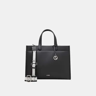 Produktbild von L.Credi Damen Shopper/ Schultertasche NIALA Schwarz Kunstleder-