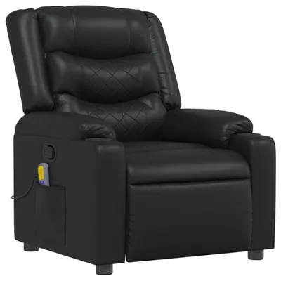 Produktbild von vidaXL Massagesessel Schwarz Kunstleder