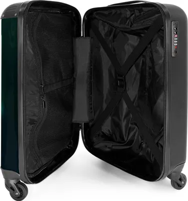 Produktbild von Famanu Handgepäck Koffer mit Rollen und Organizer für Kinder - Trolley Koffer - 55x40x20 cm