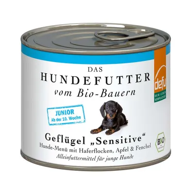 Produktbild von Hund Nassfutter - Junior Geflügel Sensitive 200g
