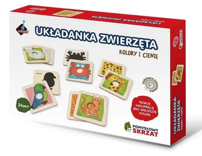 Image de Puzzle « Animaux, couleurs et ombres » - Askato