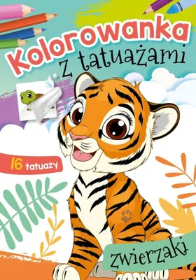 Obrázok produktu pre Omaľovánky s tetovaním Zvieratá