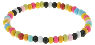 Imagen del producto de Pulsera elástica con cuentas de colores, para mujer, estilo bohemio, pulsera de amistad, joyería para festivales