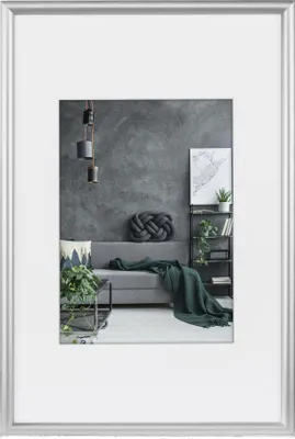 Produktbild von Hama Detroit, Einzelbilderrahmen, Aluminium, Silber, Glanz, Tisch, 50 x 70 cm