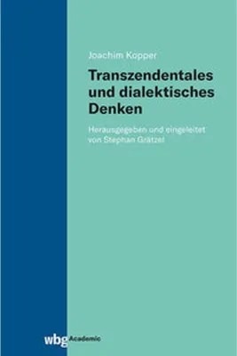 Obrázek produktu pro Transzendentales und dialektisches Denken