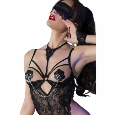 Produktbild von Chilirose - Cr 4675 Nippelabdeckungen Schwarz