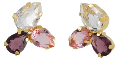 Immagine prodotto di Bellissimi orecchini placcati oro con cristalli Glory A4902-26DT