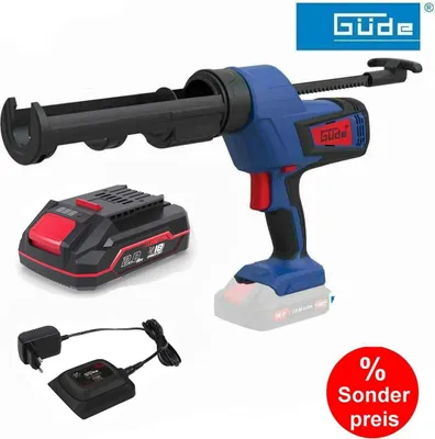 Produktbild von Güde Akku Kartuschenpresse Silikonpresse 18V + Akku / Ladegerät 18-05
