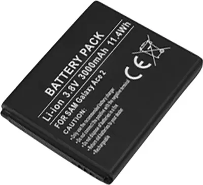 Imagen del producto de Batería de iones de litio Avizar de 3000mAh, compatible con el smartphone Samsung Galaxy Ace 2, 3,7V, color