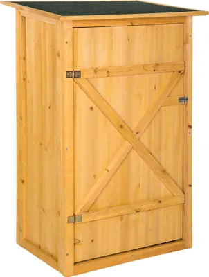 Immagine prodotto di tectake® Armadio da giardino con tetto piatto Taman 75 x 56 x 118 cm