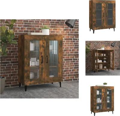 Produktbild von vidaXL Sideboard Räuchereiche 69,5x34x90 cm Holzwerkstoff -  Sideboards