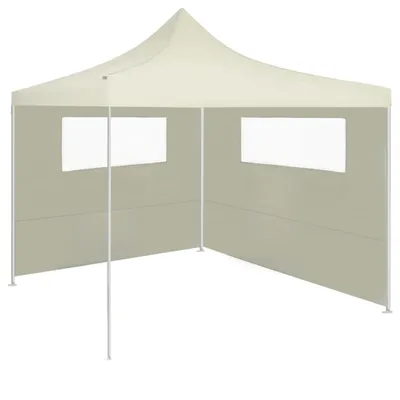 Immagine prodotto di vidaXL Padiglione parete laterale con finestre 6x2 m crema