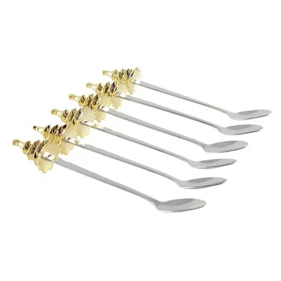 Produktbild von Goldene Christbaum Löffel - 6er Set