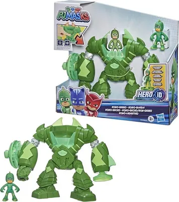 Zdjęcie produktu dla PJ MASKS Robot Hero Mech figurka Gekko + ROBOT Światło Dźwięk HASBRO F2151