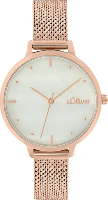 Produktbild von s.Oliver 2033511 Uhr Damenuhr Edelstahl rose