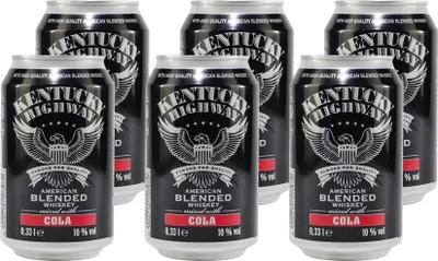 Produktbild von Kentucky Highway Whiskey + Cola (24 x 0,33L)