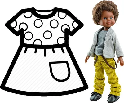 Zdjęcie produktu dla PAOLA REINA Ubranko dla lalek 32 cm 54452