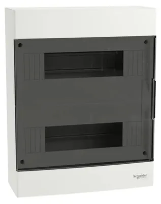 Zdjęcie produktu dla Szyba Mieszkaniowa Montaż Otwarty 2 Rzędy X 12 Modułów Schneider Easy9 (Ez9Euc212)