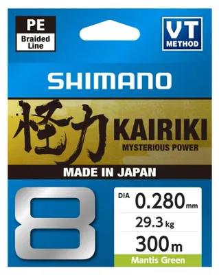 Immagine prodotto di Shimano Kairiki 8 (Verde Mantis) 300 m