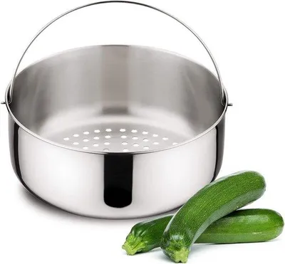 Produktbild von Famanu Dampfgarer aus Edelstahl für Schnellkochtöpfe 5L - Ø 18 cm